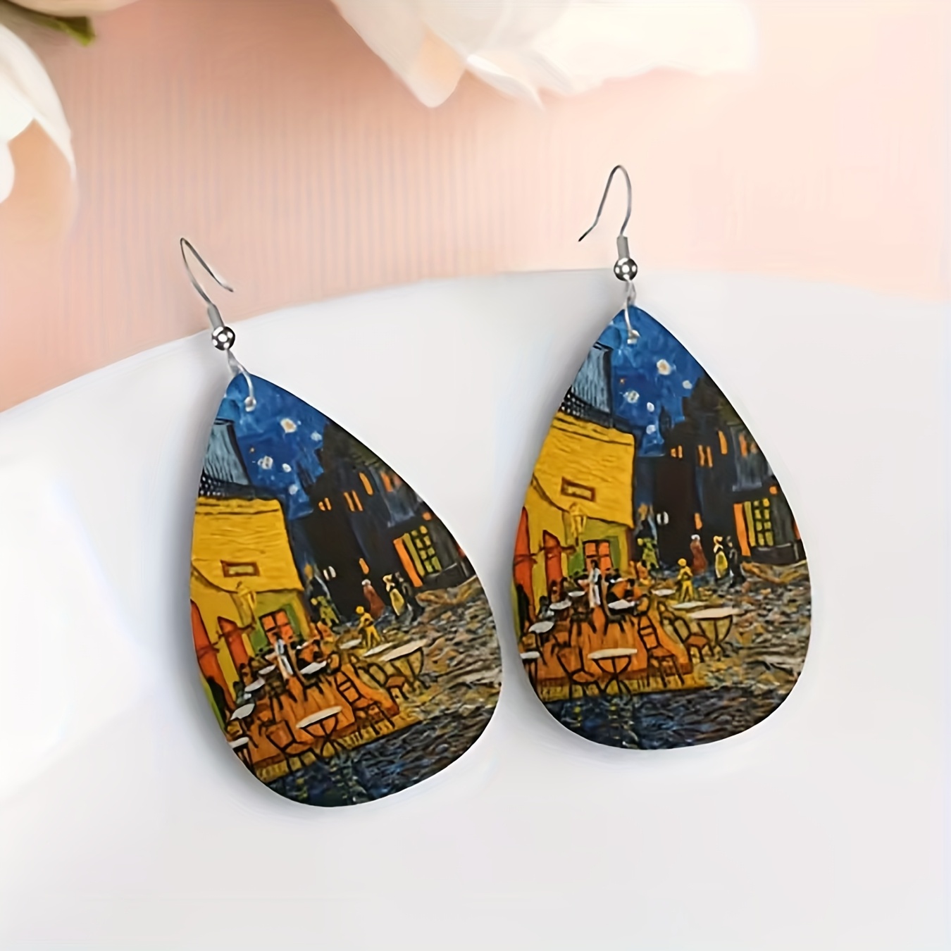 2pc Women's Classic Bohemian Drop Earrings Set